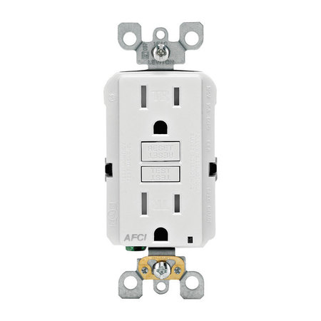 LEVITON Afci Outlet15A Wht R02-AFTR1-0KW